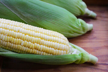 Sweet corn, Fresh yellow corn