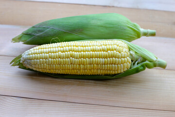 Sweet corn, Fresh yellow corn