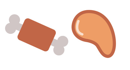 meat illustration vector
