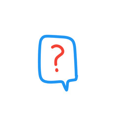 question bubble icon