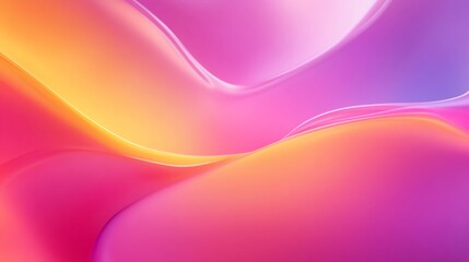Fototapeta premium Abstract smooth flowing liquid background with vibrant color gradients and soft curves