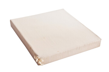 Primed Canvas for Painting Square Format With White Background Suitable for Various Artistic Projects