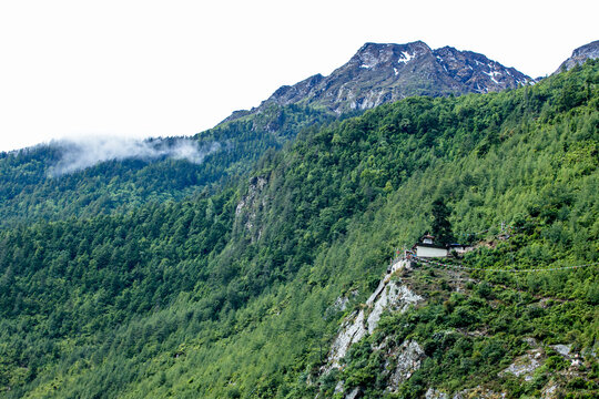 mountain landscape in the alps