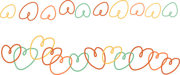 vector frame and background or banner with doodle hearts shapes .template for banner decoration design mail posts postcards poster invitation background backdrop wrapping wallpaper