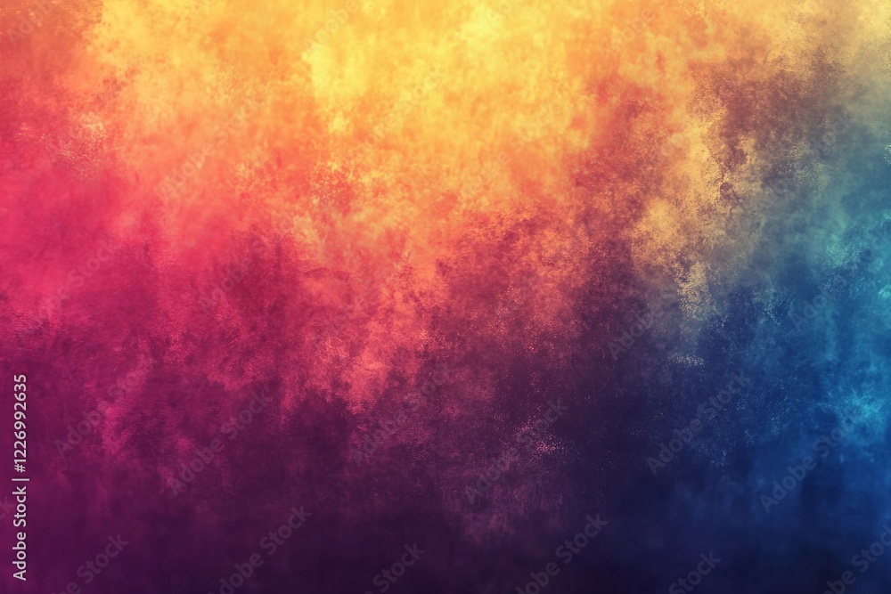 Poster vibrant abstract background blending warm and cool colors in a smooth gradient