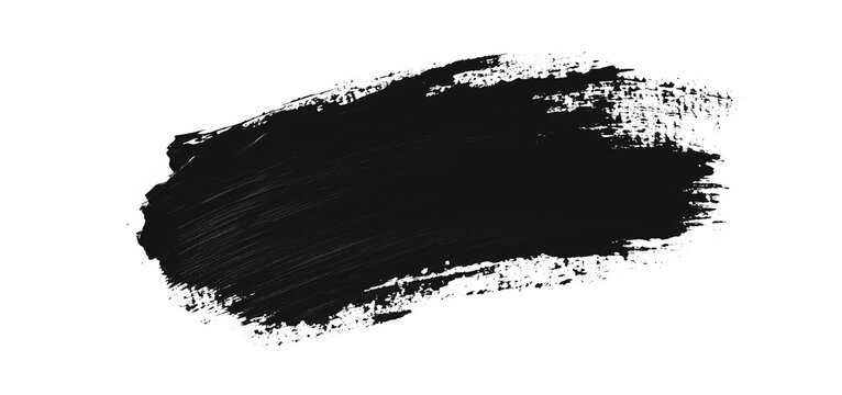 Artistic images of black ink swatch brush paint textures, showcasing bold, expressive strokes with organic and abstract patterns. These visuals are perfect for design backgrounds & artistic elements.