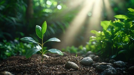 New Life Emerging in Sunlight