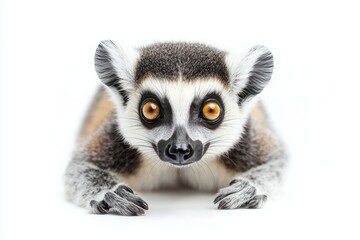 Fototapeta premium Curious Ring-tailed Lemur
