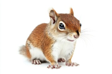 Obraz premium Adorable Red Squirrel Posing