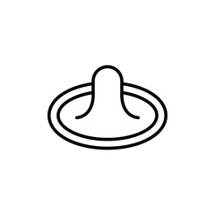 condom icon vector love sign safe sex 