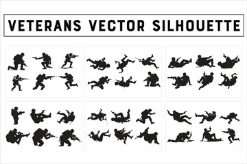 Military Veterans Salute Silhouette