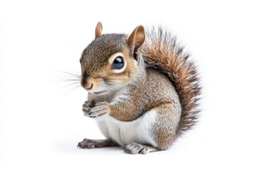 Obraz premium Adorable Gray Squirrel Close-Up