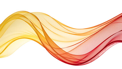 abstract orange wave