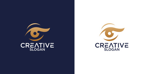 Eye Vision Logo Design Icon Symbol
