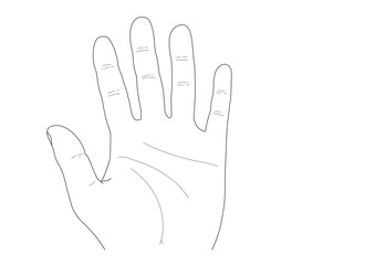 Obraz premium left hand