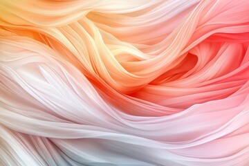 Obraz premium Flowing colors weave a tapestry of light and softness at dusk. Generative AI