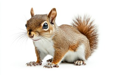 Obraz premium Adorable little squirrel posing.