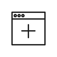 Obraz premium Browser tab icon