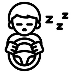 졸음 운전 아이콘