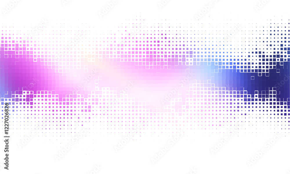 Poster Vector abstract futuristic particle background. Overlay halftone background.