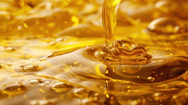 Soybean Oil: A widely used cooking oil rich in polyunsaturated fats, perfect for frying, baking, and processed food production, offering a mild taste and health benefits.
