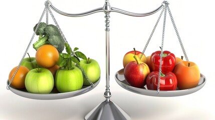 A Comprehensive Visualization of Nutritional Balance: Understanding the Key Elements for a Healthy Diet