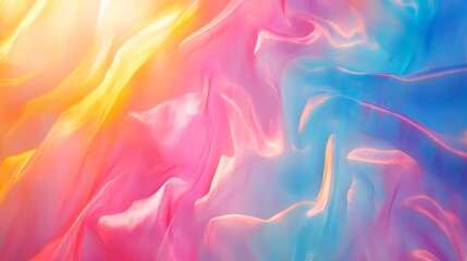 Obraz premium colorful fabric drape background