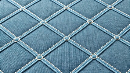 Abstract Blue Quilted Diamond Pattern Wallpaper Background