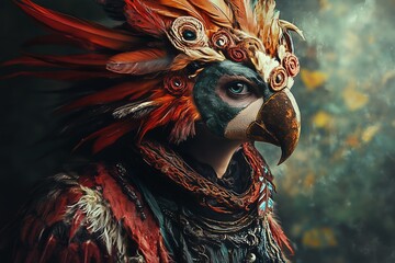 A digital painting presenting fantastical being from fantasy mythology your imagination.