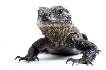 Obraz premium Close-up of a Black Spiny-tailed Iguana