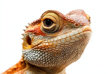 Fototapeta premium Close-up of a vibrant lizard.