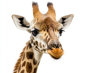 Fototapeta premium Close-up of a Giraffe's Face