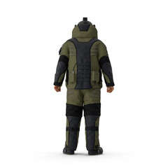 Explosive Ordnance Disposal Officer, Bomb suit PNG isolated on white for EOD, bomb incident to prove legal evidence, Bomb-disposal robot, and Bomb suit for Explosive ordnance disposal 