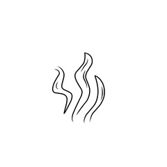 Obraz premium smoke line sketch