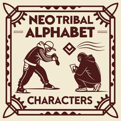 Graffiti urban sticker set, calligraphy print spray vector neo tribal alphabet street art character. Underground dark grunge culture tattoo, typeface, balaclava, font. Graffiti urban textile design