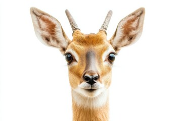 Close-up of a young antelope.