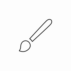 Paint brush art icon vector sign