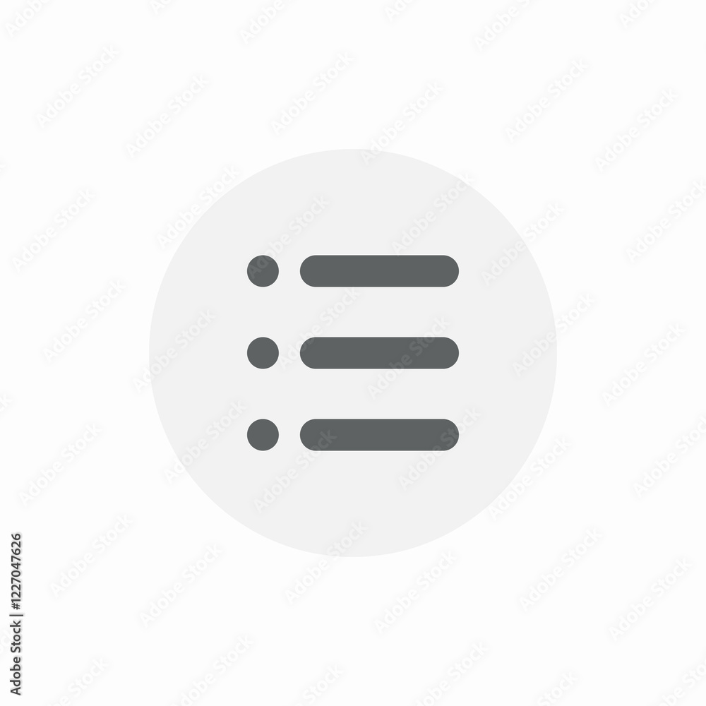 Poster task list menu icon vector sign