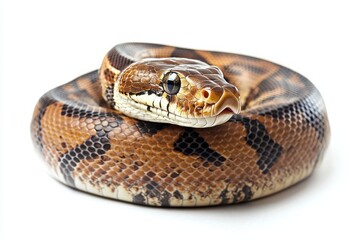 Obraz premium Close-up of a coiled snake