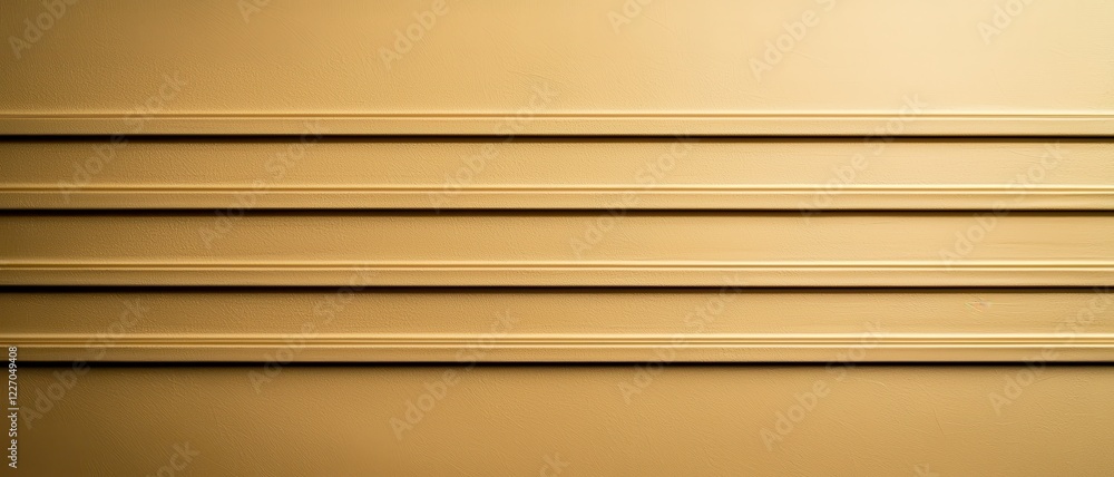 Poster gold textured background with horizontal lines and a smooth finish.