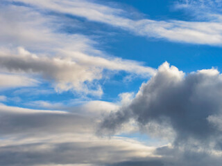 Dramatic Unsettled Skies over Dorset England on a March Morning