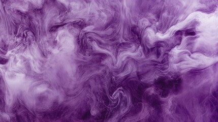 Fototapeta premium Soft Purple Clouds Floating Across a Dreamy and Relaxing Deep Purple Sky