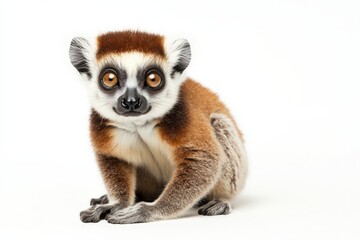Fototapeta premium Adorable Red-fronted Lemur