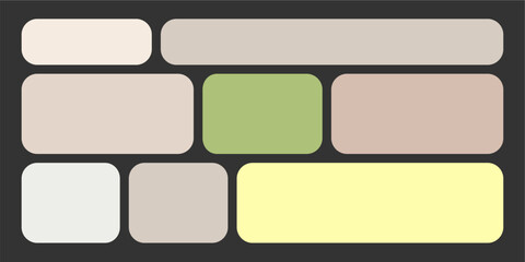 Modular shapes and bento grid
