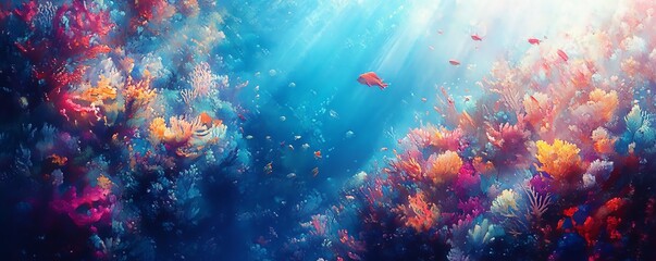 Worms-eye view of a surreal underwater world