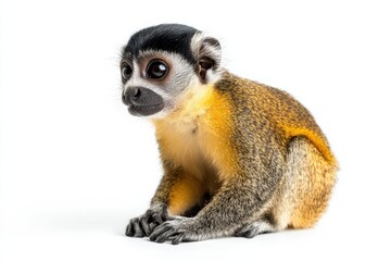 Fototapeta premium Adorable Golden-mantled Tamarin Monkey