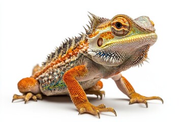 Fototapeta premium Vibrant Bearded Dragon Lizard