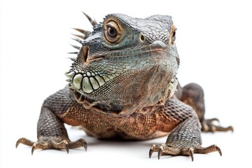 Fototapeta premium Close-up of a vibrant iguana