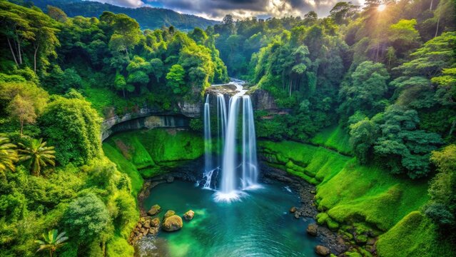 South Cotabato's Lake Sebu Waterfalls: breathtaking cascades captured in stunning urban exploration photography.