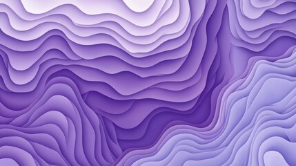 Fototapeta premium Abstract Background, Horizontal Flowing Bands, Gradient, Light Lavender To Violet, Transitions